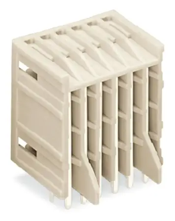 Штифтовая планка WAGO 734-404/001-000, 8 pin, 160В, 10А, CS: 3.50мм, (100 шт)