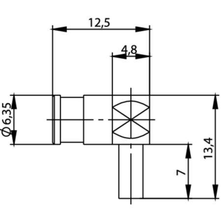 J01161A0091, Telegärtner - SMB-разъем, 50 Ом : 1 шт.