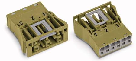 Разъем питания сети WAGO 770-763/073-000, 3 pin, 250В, 25А, (100 шт)