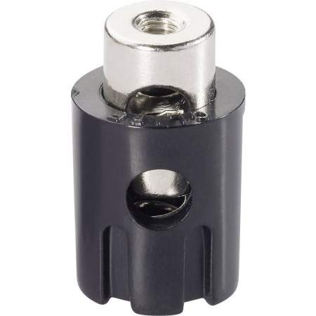 FCR681581, CLIFF - Быстроразъемный зажим, 15 А, черный : 1 шт.