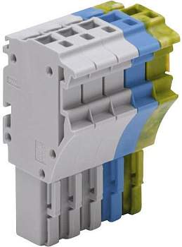 Боковая розетка WAGO 2022-105/000-038, 5 pin, 0.25мм² - 4мм², 690В, 24А, (1 шт)
