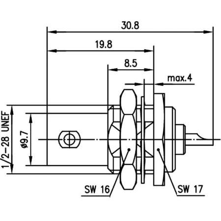J01001A1225, Telegärtner - BNC-разъем, 50 Ом : 1 шт.