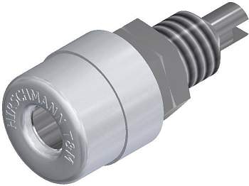 930176107, SKS-HIRSCHMANN BIL 20 - Лабораторное гнездо, Ø-контакта: 4 мм, белый : 1 шт.