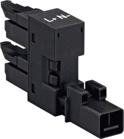 Сетевой распределитель H WAGO 890-1686, 2 pin, вилка, 2 x розетка, (1 шт)