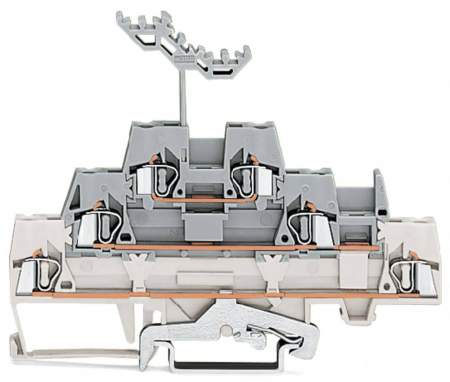 Трехуровневая клемма WAGO 280-548, 6 pin, 0.08мм² - 2.50мм², 500В, 20А, (40 шт)