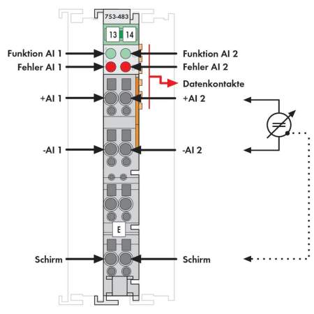 Плата ввода ПЛК WAGO 753-483 