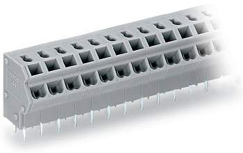 Быстроразъемная клемма WAGO 254-158, 8 pin, 0.25мм² - 0.75мм², 250В, 17.5А, CS: 5мм;5.08мм, (100 шт)