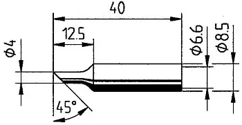 Паяльное жало Ersa 0832NDLF 