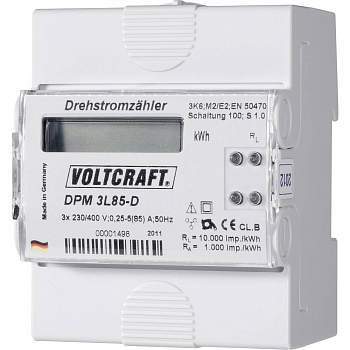 Счетчик электроэнергии (3-х фазный) VOLTCRAFT DPM 3L85-D 