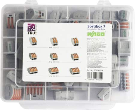 Соеденительня клемма (набор) WAGO WA-741-744, 0.08мм² - 2.5мм², (54 шт)