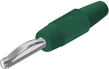 930046104, SKS-HIRSCHMANN VON 20 - Банановый штекер, Ø-контакта: 4 мм, зеленый : 1 шт.