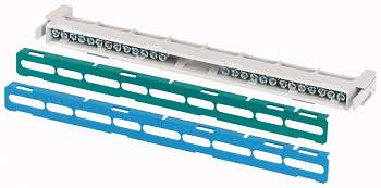 SK резьбовая клемма, смонтированная на держателе; N/PE. EATON SK-13N/PE-KLV