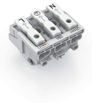 Разъем питания сети WAGO 294-8013, 3 pin, 0.5мм² - 2.5мм², 24А, (500 шт)