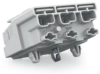 Разъем питания сети WAGO 294-5123, 3 pin, 0.5мм² - 1.5мм², 24А, (500 шт)