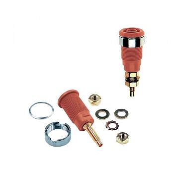 23.3020-22, Stäubli SLB4-G - Лабораторное гнездо, красный : 1 шт.