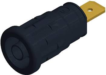 972362100, SKS-HIRSCHMANN SEP 2620 F6,3 - Лабораторное гнездо, Ø-контакта: 4 мм, черный : 1 шт.