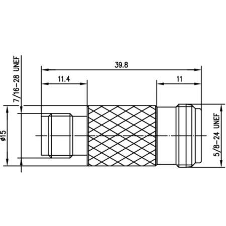 J01019A0025, Telegärtner - Коаксиальный TNC-разъем - N-разъем : 1 шт.