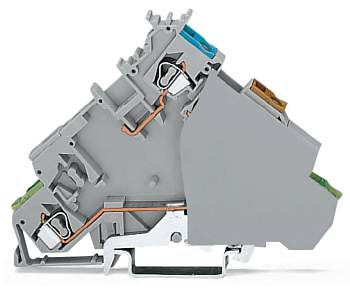 Клемма бесконтактного переключателя WAGO 280-577, 4 pin, 0.08мм² - 2.50мм², 400В, 20А, конф: L, (20 шт)