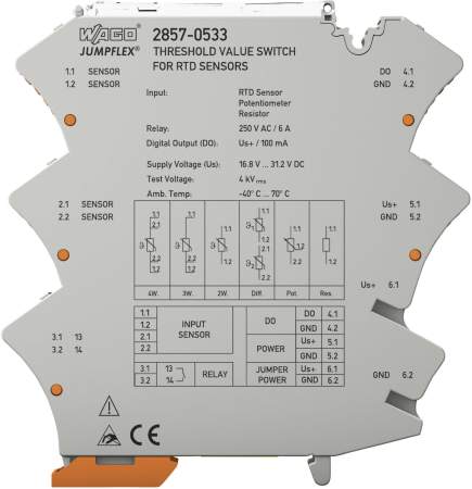 RTD-концевой выключатель WAGO 2857-533 