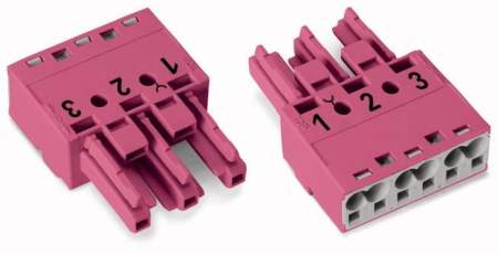 Разъем питания сети WAGO 770-283/081-000, 3 pin, 250В, 25А, (100 шт)
