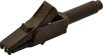 Крокодил изолированный SKS Hirschmann MA 260 SH, красный, 4 мм, длина 56 мм : 1 шт.