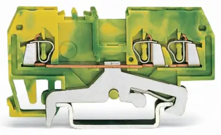 PG клемма WAGO 279-687, 3 pin, 0.08мм² - 1.50мм², 18А, конф: Terre, (100 шт)