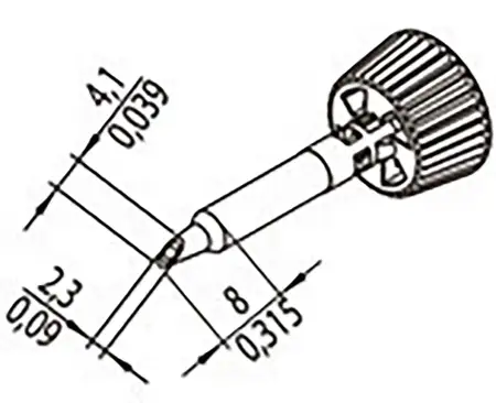 Паяльное жало Ersa 0142WDLF23 