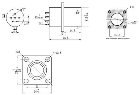 Разъем Weillen WLES25-9501-0177 (Аналог Amphenol MIL-DTL-26482 PT series)