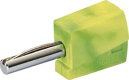 Jack разъем 4mm, WAGO 215-911, 0.08mm² - 2.5mm², 20A, частично изолированный, (1 шт)