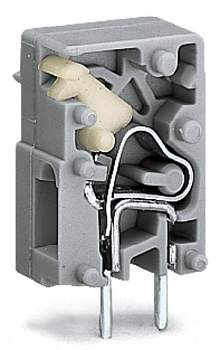 Быстроразъемная клемма WAGO 741-902, 1 pin, 0.08мм² - 2.50мм², 400В, CS: 7.50мм, (800 шт)