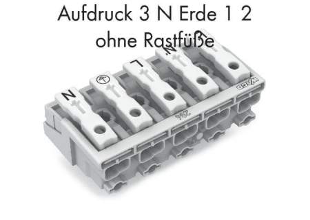 Разъем питания сети WAGO 294-4055, 5 pin, 0.5мм² - 1.5мм², 24А, (250 шт)