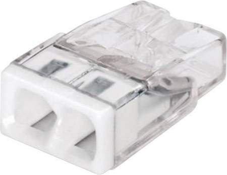 Винтовая клемма WAGO 2273-202, 2 pin, 0.5мм² - 2.5мм², 450В, 24А, (1 шт)