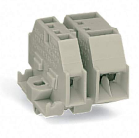 Клемма WAGO 262-180, 2 pin, 0.50мм² - 4мм², 550В, 23А, конф: L, (100 шт)