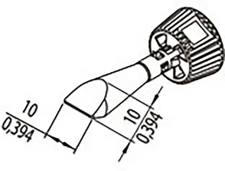 Паяльное жало Ersa 0142CDLF100 