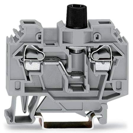 Клемма предохранителя WAGO 282-126, 2 pin, 0.20мм² - 6мм², 500В, 10А, конф: L, (40 шт)