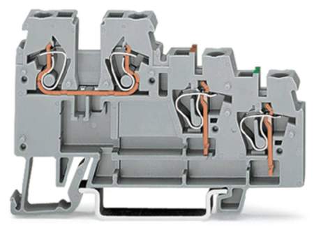 Клемма привода WAGO 270-585, 4 pin, 0.08мм² - 2.50мм², 250В, 18А, конф: L, (50 шт)