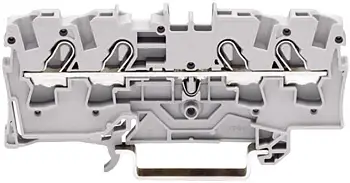 PG клемма WAGO 2004-1407, 4 pin, 0.50мм² - 6мм², 32А, конф: Terre, (1 шт)