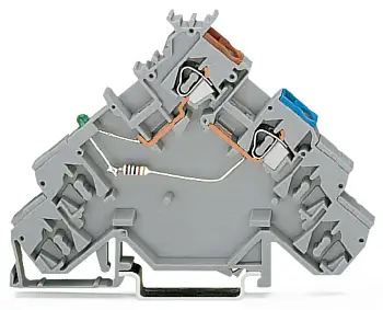 Клемма бесконтактного переключателя WAGO 280-586/281-496, 2 pin, 0.08мм² - 2.50мм², 24В, 20А, конф: L, (10 шт)