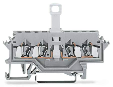 N клемма с разделителем WAGO 280-622, 4 pin, 0.08мм² - 2.50мм², 400В, 10А, конф: L, (50 шт)