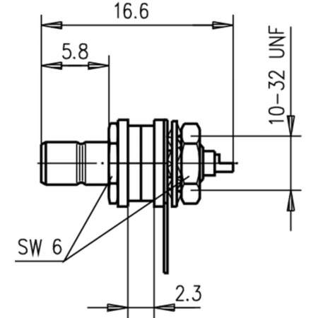 J01160A0271, Telegärtner - SMB-разъем, 50 Ом : 1 шт.