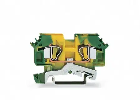 PG клемма WAGO 282-607, 2 pin, 0.20мм² - 6мм², конф: Terre, (50 шт)