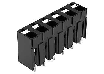Клемма для печатной платы WAGO 2086-3106/300-000, 6 pin, 0.14мм² - 1.50мм², 630В, 17.5А, CS: 5мм, (1 шт)