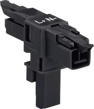 Сетевой распределитель T WAGO 890-1606, 2 pin, вилка, 2 x розетка, (1 шт)