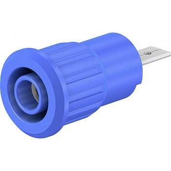 23.3160-23, Stäubli SEB4-F/A - Лабораторное гнездо, синий : 1 шт.