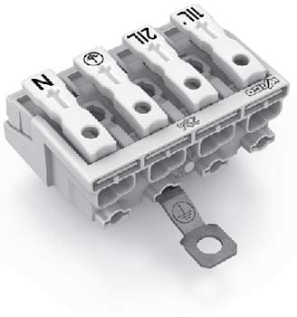 Разъем питания сети WAGO 294-4424, 4 pin, 0.5мм² - 1.5мм², 24А, (500 шт)