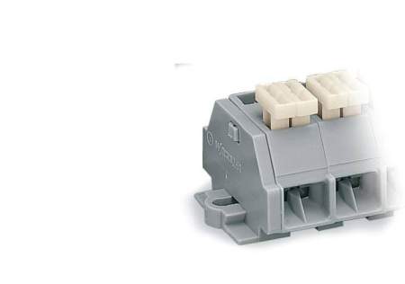 Клеммная колодка WAGO 261-202/332-000, 8 pin, 0.08мм² - 2.50мм², 500В, 24А, конф: L, (100 шт)