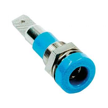 23.0190-23, Stäubli - Лабораторное гнездо LB-I4R-A, Ø-контакта: 4 мм, синий : 1 шт.
