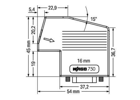 Разъем ПЛК WAGO 750-961 