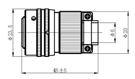 Разъем Weillen WLES25-9501-0176 (Аналог Amphenol MIL-DTL-26482 PT series)
