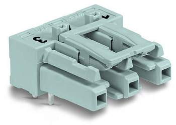 Разъем питания сети WAGO 770-843/011-000/062-000, 3 pin, 250В, 25А, (100 шт)